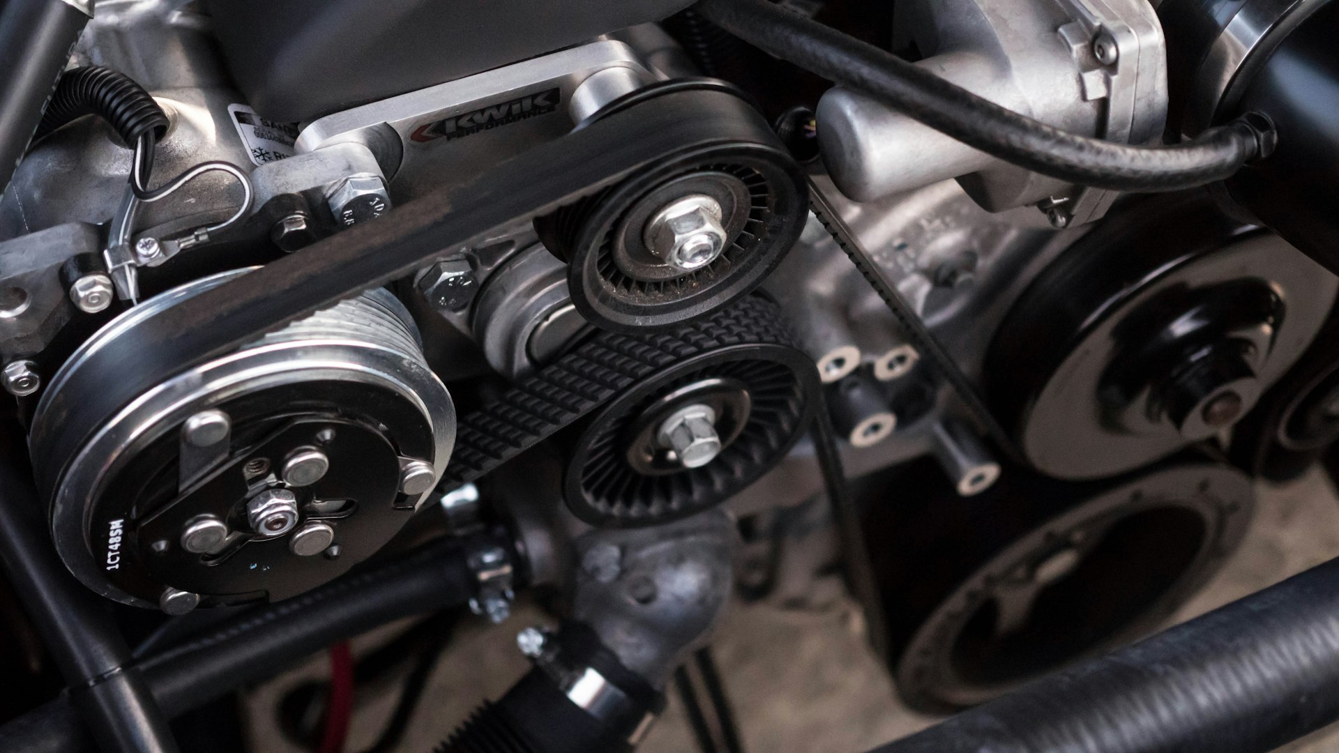 Engine bay serviced at Powers Automotive Inc